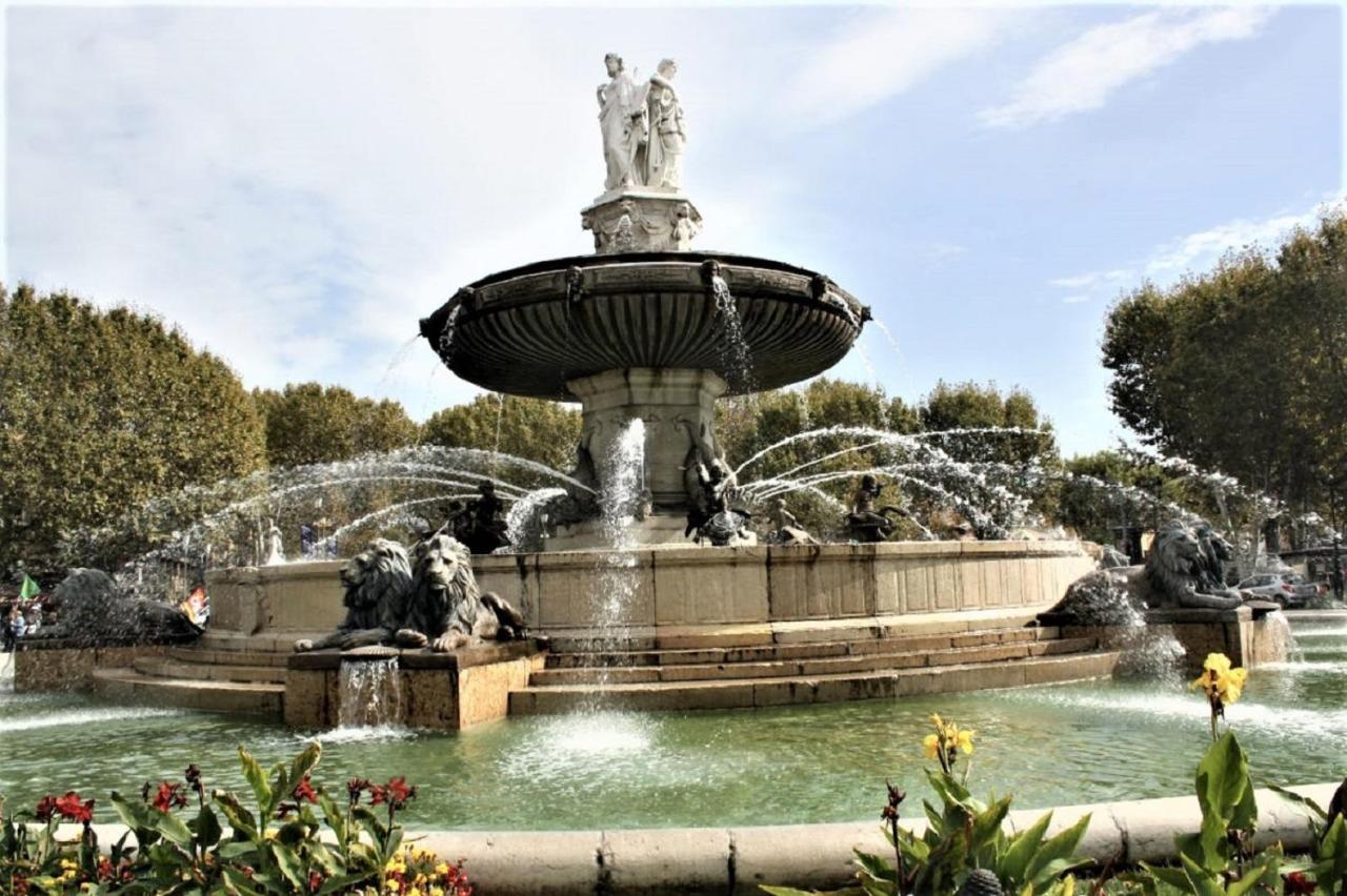 Blue Fountain Luxueux Studio Aix Centre Historique -Wifi-Smart Tv- Aix-en-Provence Exterior foto