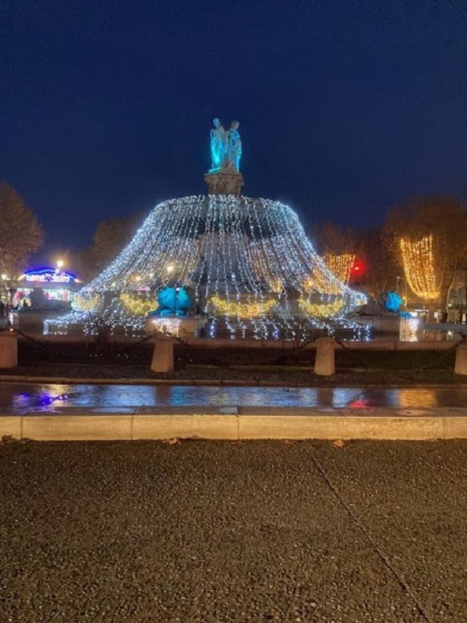 Blue Fountain Luxueux Studio Aix Centre Historique -Wifi-Smart Tv- Aix-en-Provence Exterior foto